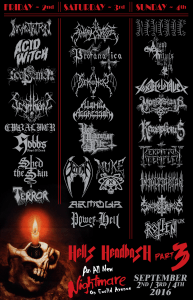 hellsheadbangers III line up